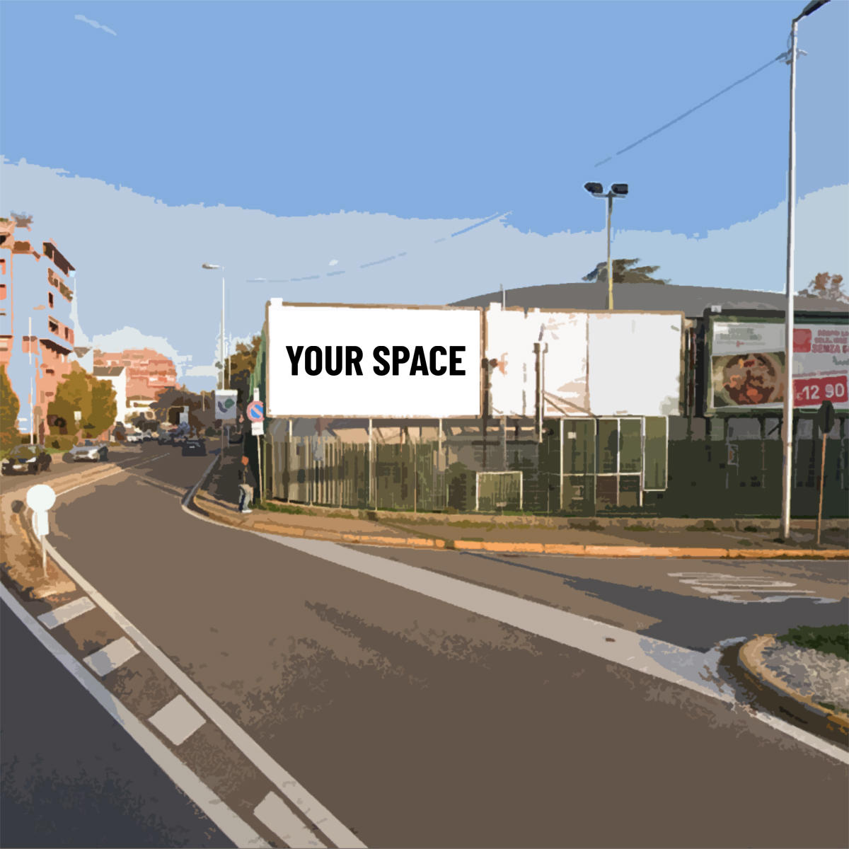 SPAZIO PUBBLICITARIO 600 x 300 Via Pergolesi (MONZA) Dal 19/10/2026 al 01/11/2026 14 giorni